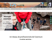 Tablet Screenshot of caps-aventure.org